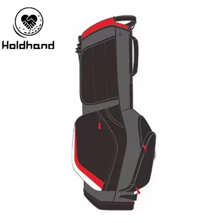 Dylunio Ffasiwn 7-ffordd Bag Stand Golff Gwrth-ddŵr Ffasiwn Addasu OEM