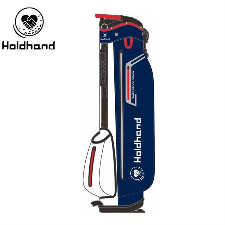 Gwydn Hyd Llawn 14-ffordd Dyluniad Bagiau Golff Custom Bagiau Stondin Golff O'r Ffatri