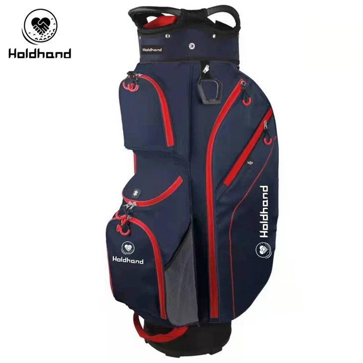 Portable Golf Cart Bag Personalized Logo Print & Embroidery Modern Look suppliers