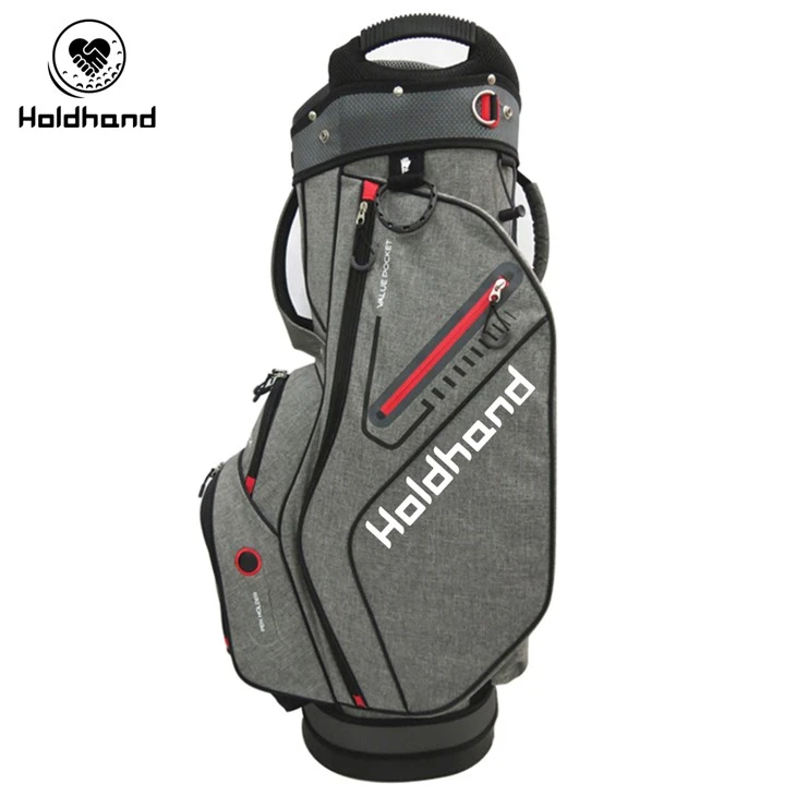 Gwneuthurwr proffesiynol polyester cynfas logo wedi'i addasu neilon bag cart golff o ansawdd uchel