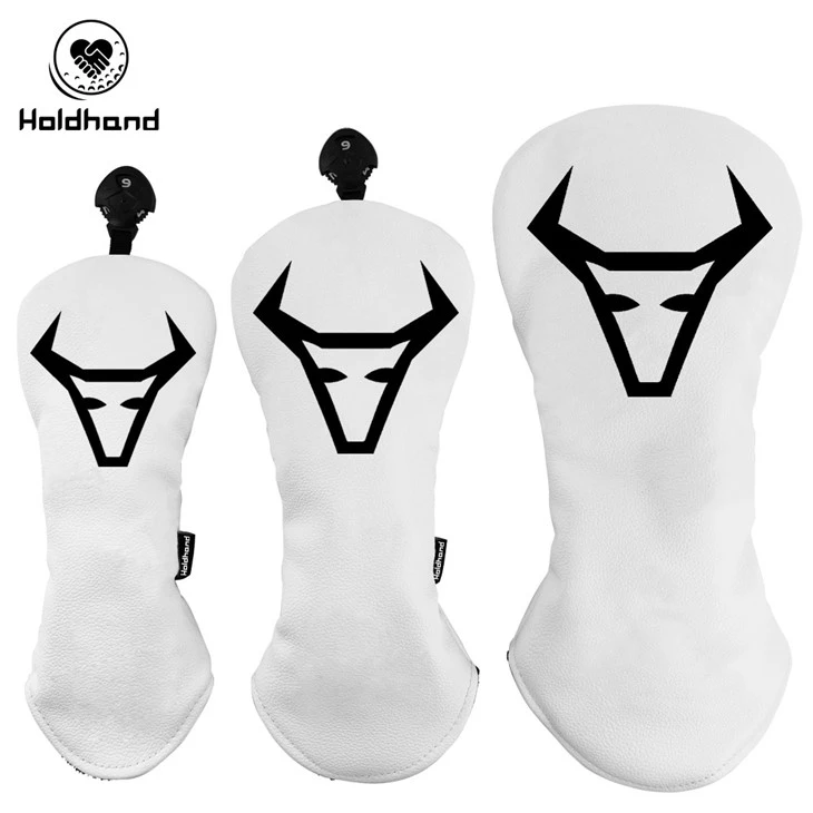 Pu Leather Golf Driver Club Head Covers With Flower Design suppliers