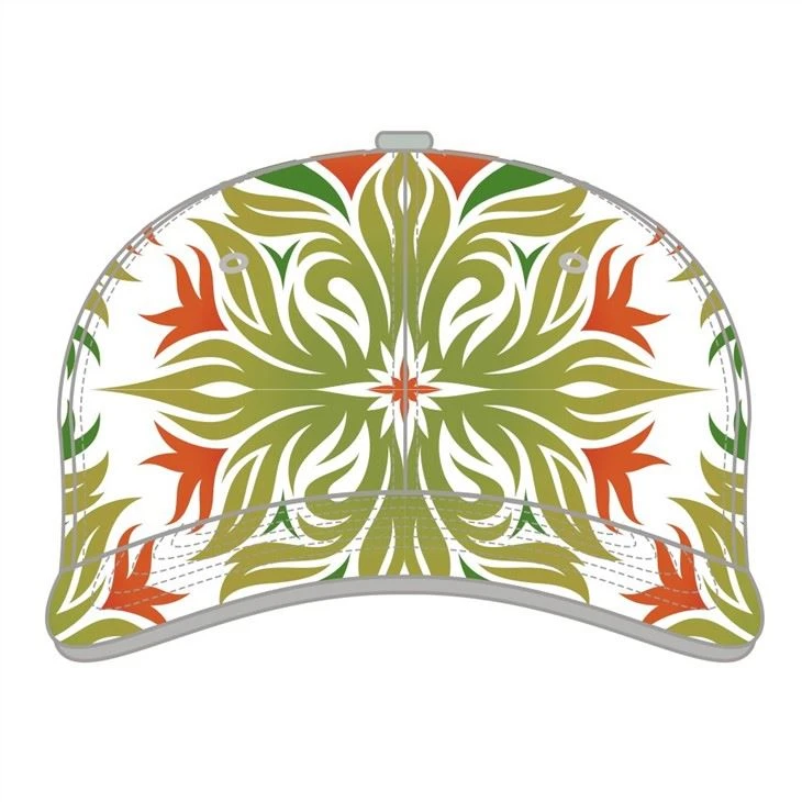 Four Side Elastic Fabric Adjustable Cap Fashion Pattern