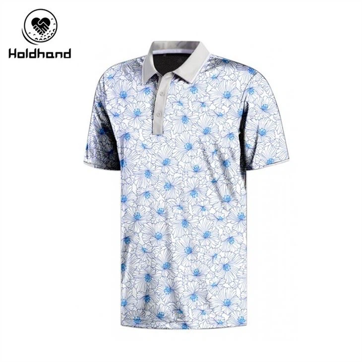 Popular Men's Polo Shirt Custom Golf Polo Shirt Printed Logo Design