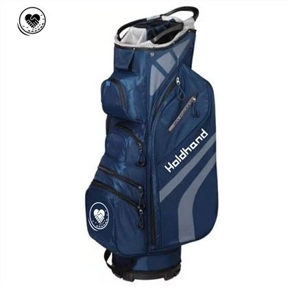 Gwerthu Poeth Allforio Lliw Custom Delux Ymarferol Golff Cart Bag Bagiau Cart Golff Ansawdd Uchel OEM