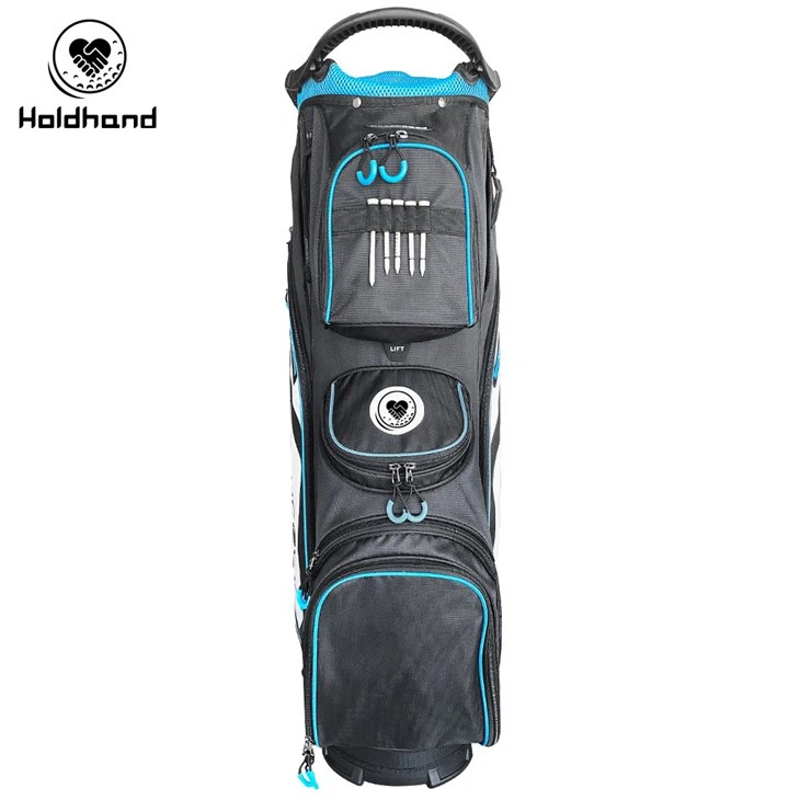 Custom Golf Cart Bag Black/Blue