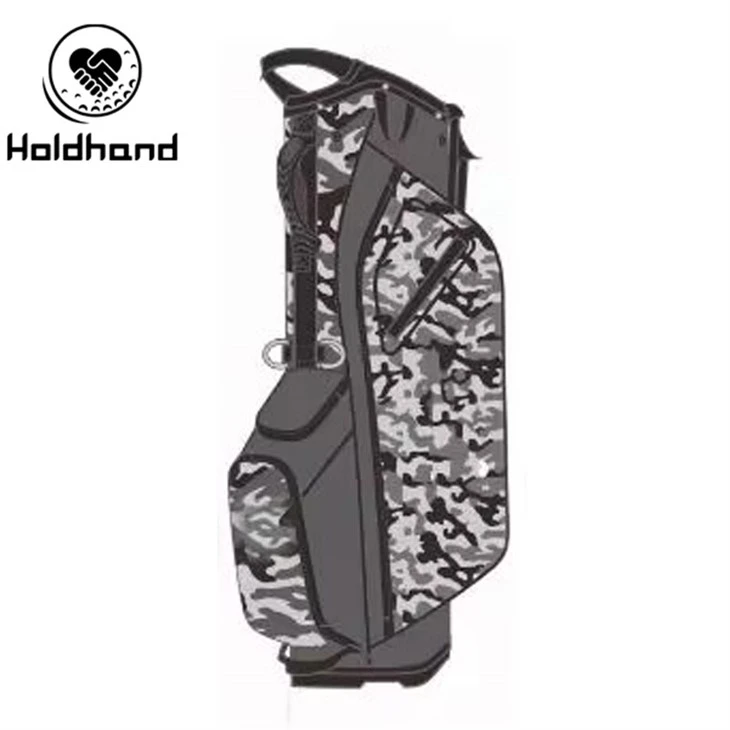 Dyluniad Newydd Bag Stondin Golff Bag Cario Bag Dal dwr